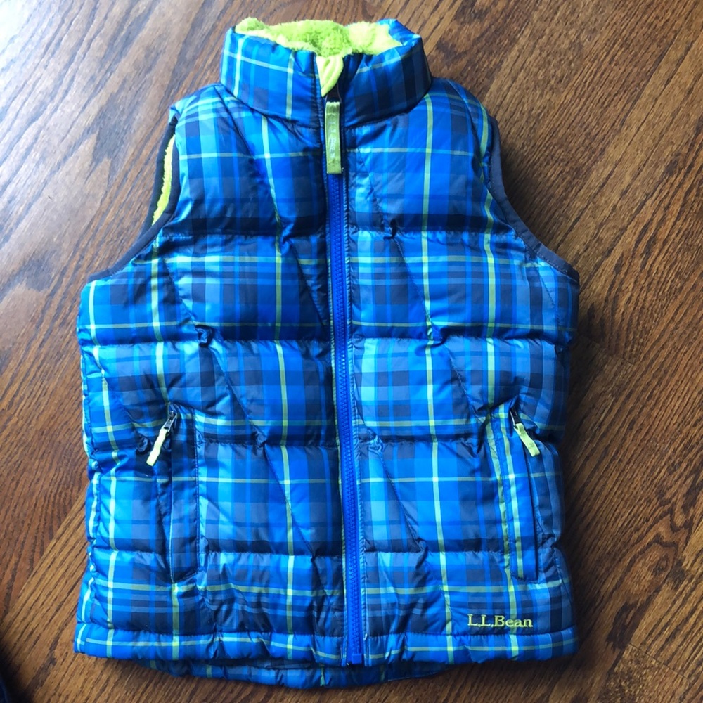 LLbean Sherpa lined puffer vest